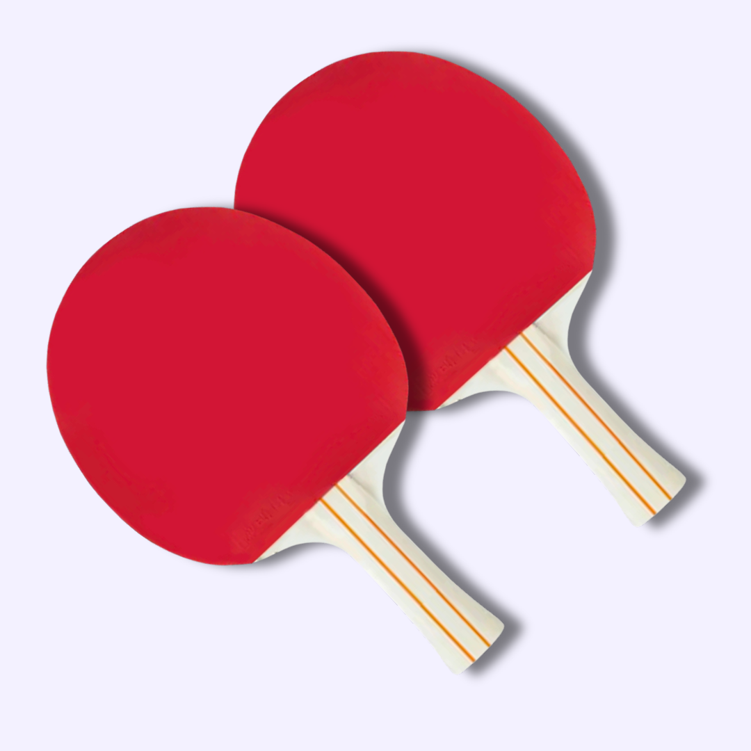 2 ekstra pingisracketer
