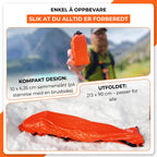 Kompakt nødsovepose
